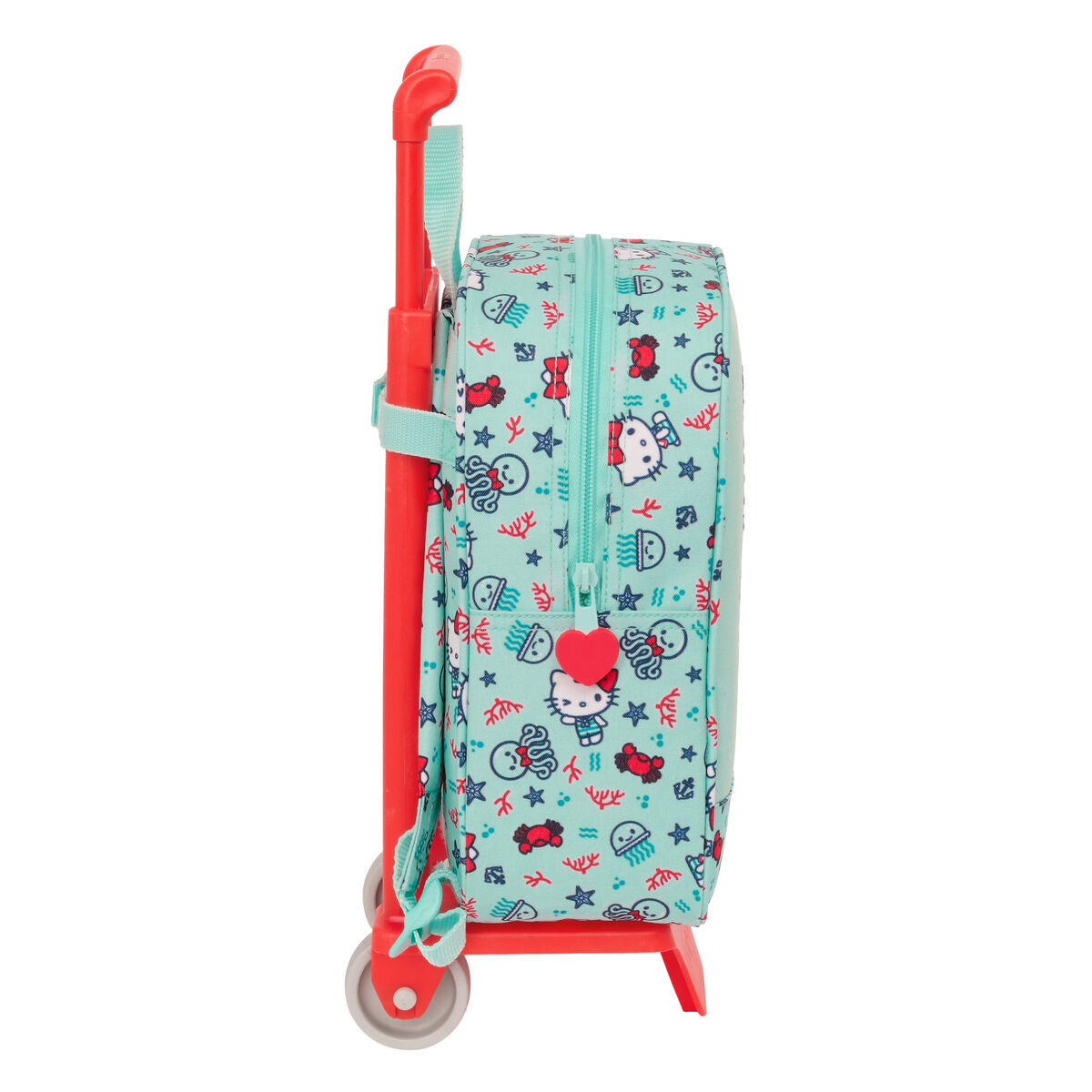Trolley per la Scuola Hello Kitty Sea lovers Turchese 22 x 27 x 10 cm 4 S4309383_2