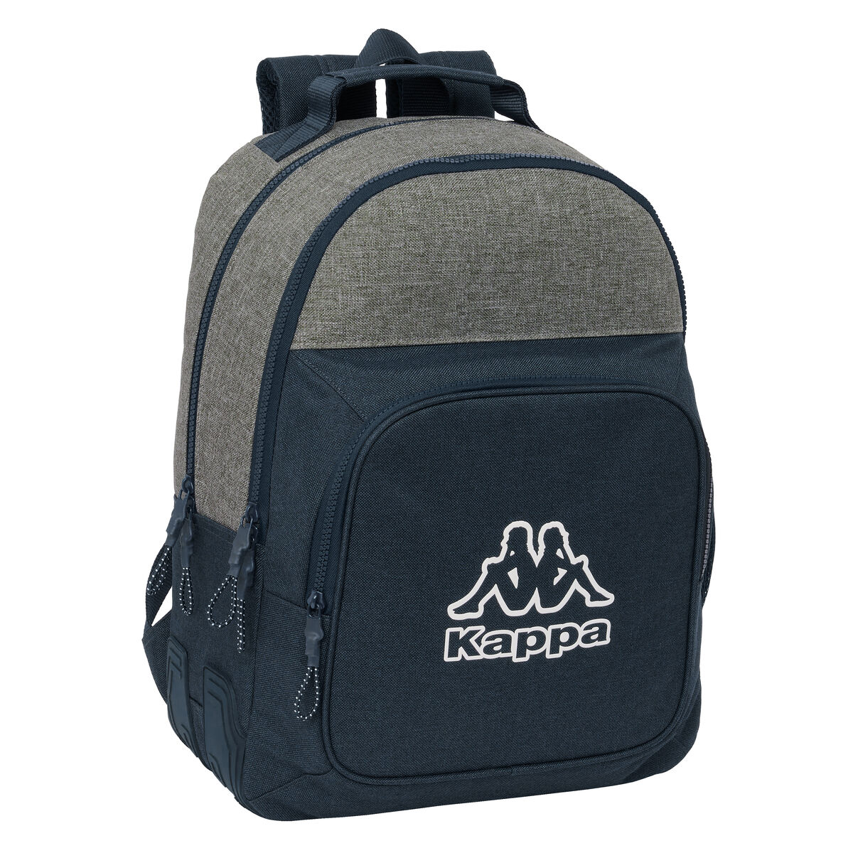 Zaino Scuola Kappa Dark navy Grigio Blu Marino 32 x 42 x 15 cm 2 S4310145_0