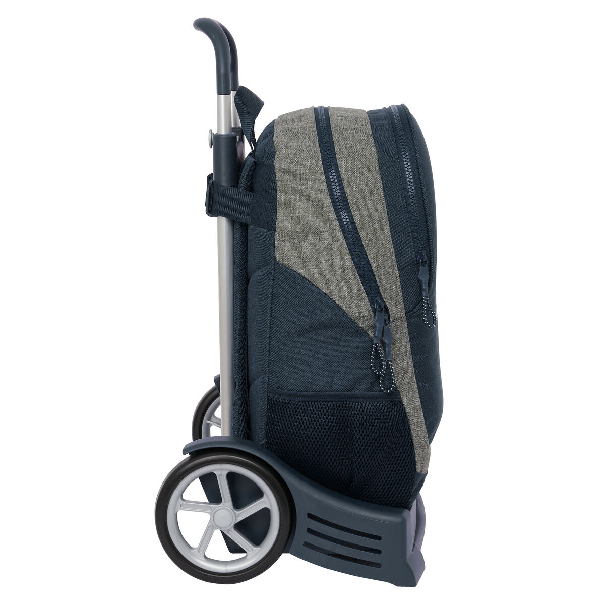 Trolley per la Scuola Kappa Dark navy Grigio Blu Marino 32 x 44 x 16 cm 4 S4310148_2
