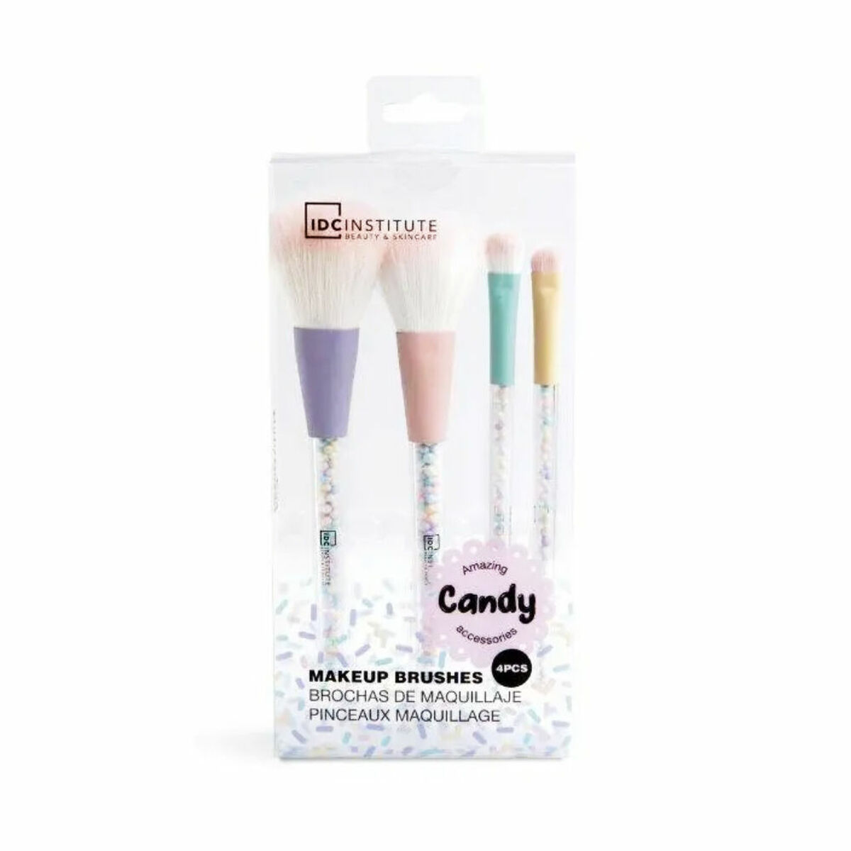 Set di Pennelli per il Trucco IDC Institute Candy (4 pcs) 2 S0593552_0