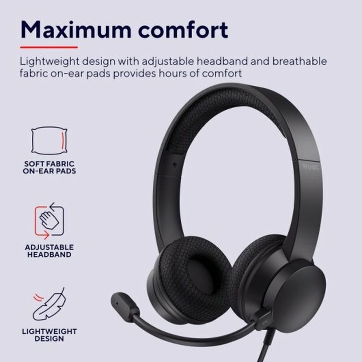 Auricolari con Microfono Trust 25089 Nero 10 S55269614_8