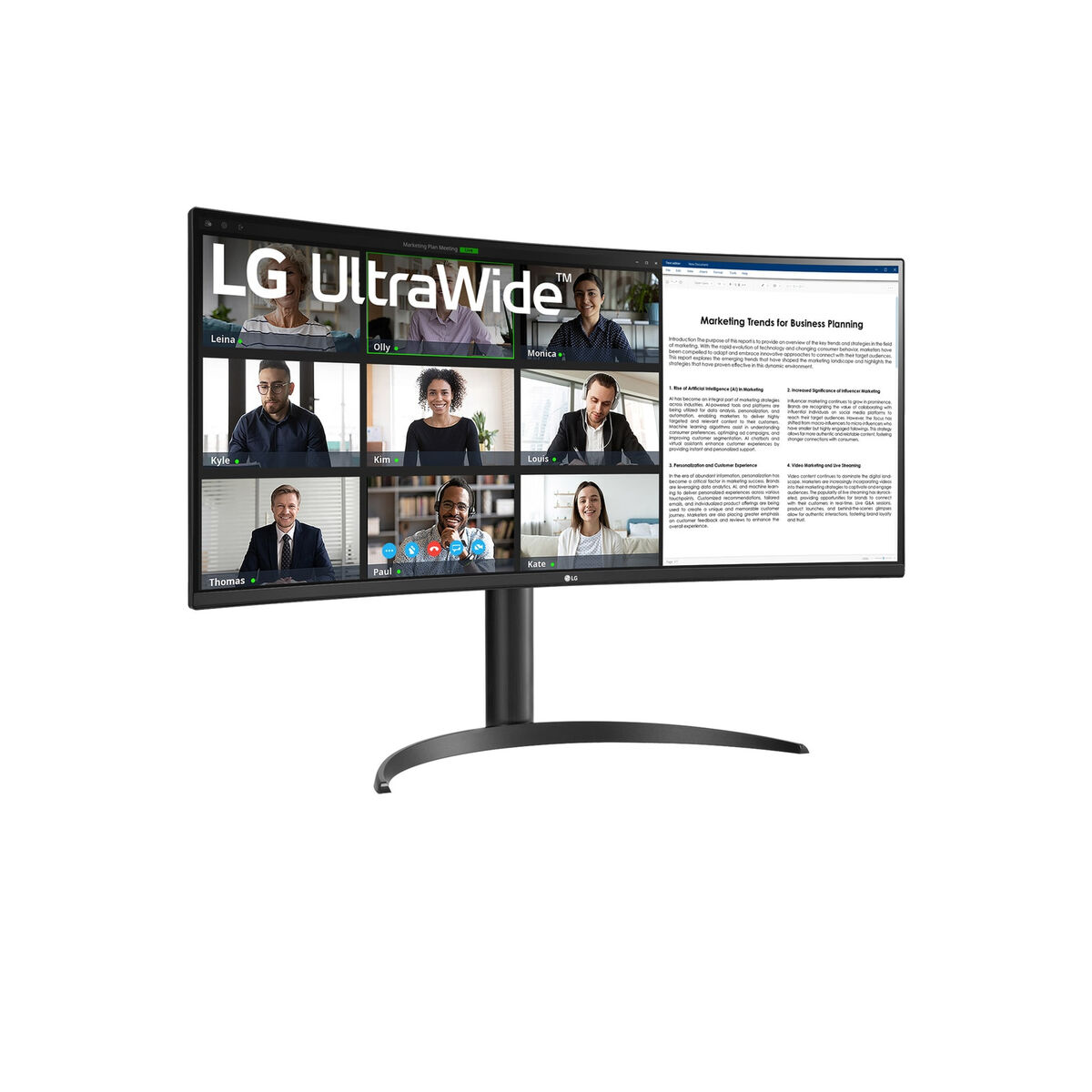 Monitor LG 34WR50QK-B 34" 4K Ultra HD LCD Wide Quad HD 10 S55297424_8