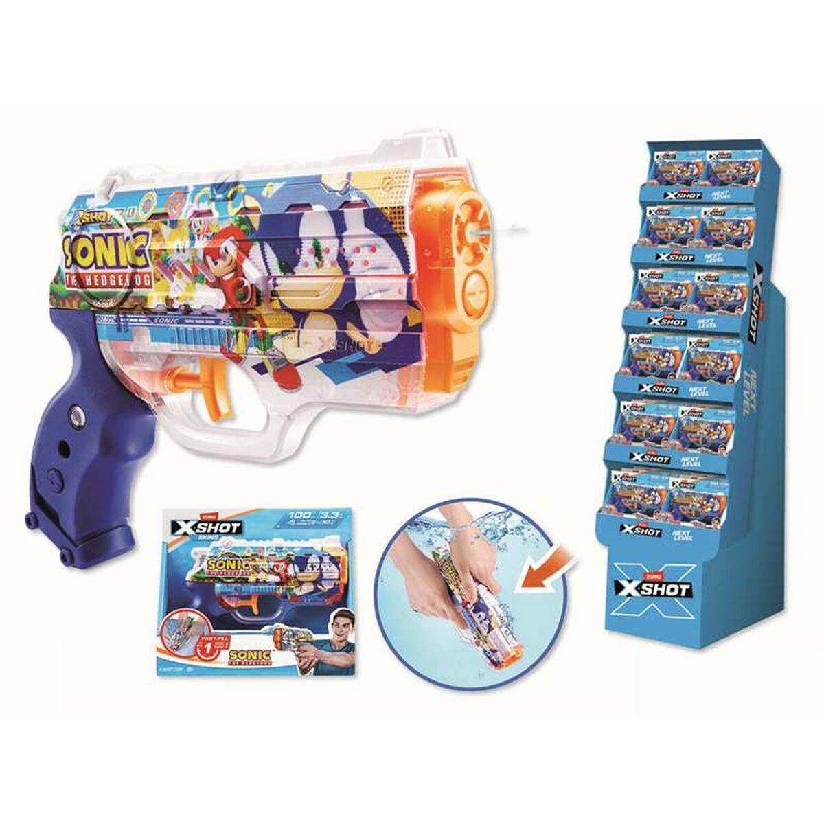 Pistola ad Acqua Zuru X-Shot Nano Skins Sonic 3 S2450116_1
