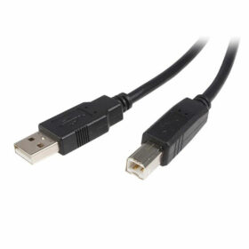 Cavo USB A con USB B Startech USB2HAB5M Nero