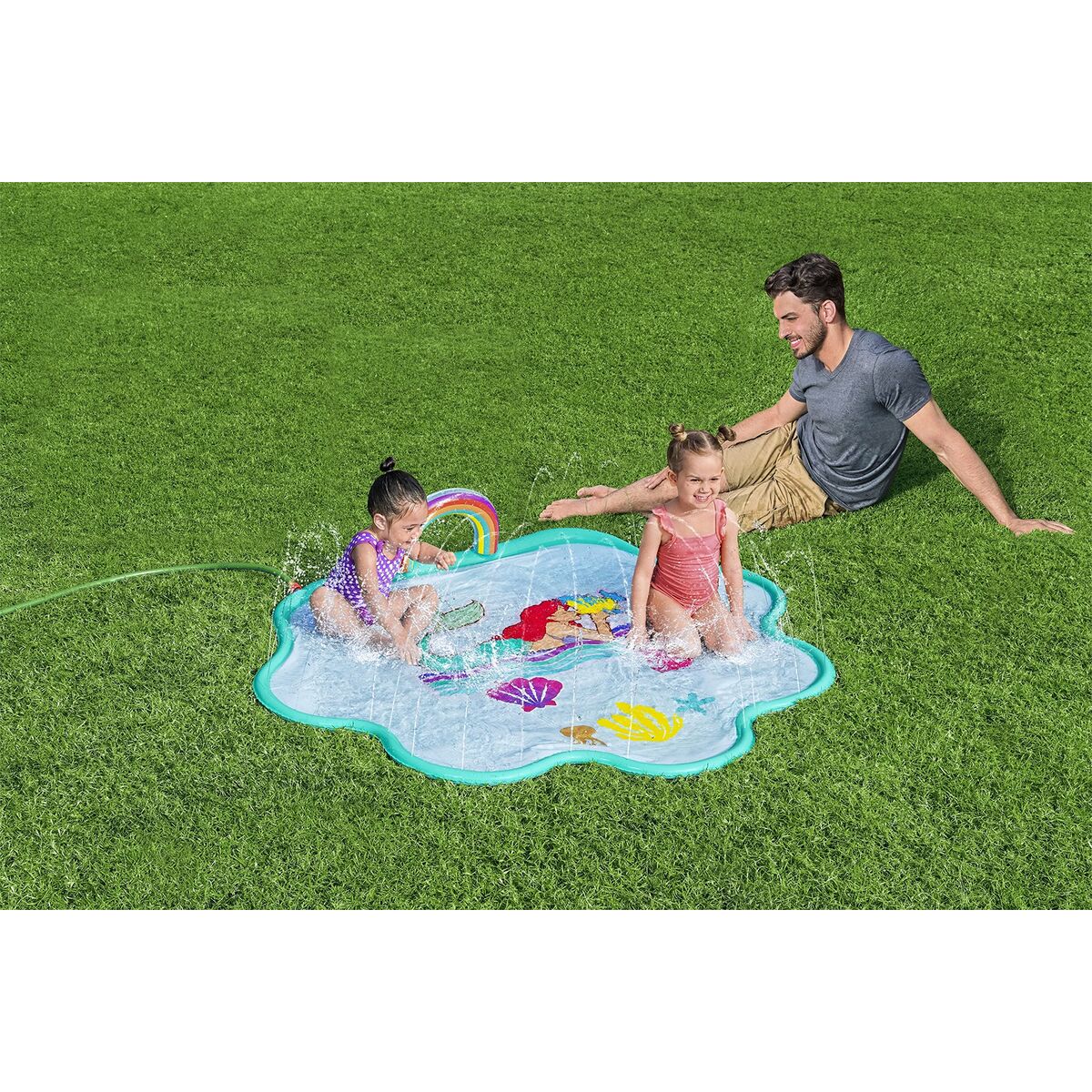 Bestway Piscina Spruzzatore Sirenetta 163x145 cm +2 Anni Giardino 09107 5 D1400928_3