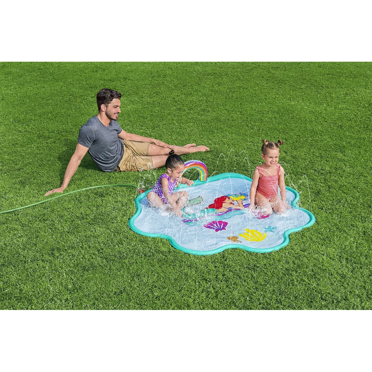 Bestway Piscina Spruzzatore Sirenetta 163x145 cm +2 Anni Giardino 09107 16 D1400928_14