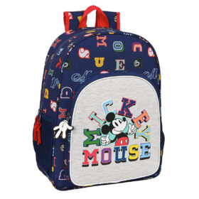 Backpack School Mickey Mouse Clubhouse Only one Blue Marino 33 x 42 x 14 cm