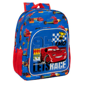Backpack School Cars Race ready Blue 33 x 42 x 14 cm