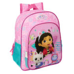 Zaino Scuola Gabby's Dollhouse Party Rosa 26 x 34 x 11 cm |...