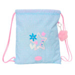Zainetto con Cordini BlackFit8 Smile Azzurro Rosa 35 x 40 x 1...