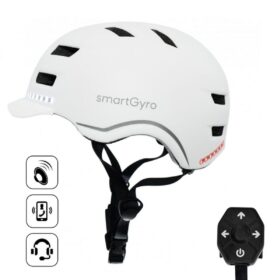 Casco per Hoverboard Elettrico Smartgyro SMART PRO Bianco (Ricondizionati A)