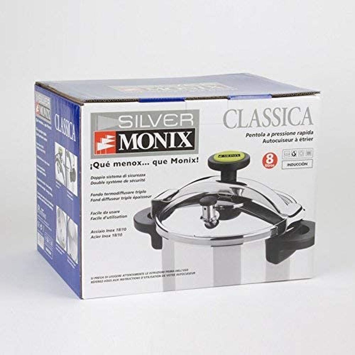 Pentola Express Monix Braisogona_M530003 Metallo Acciaio inossidabile 8 L (Ricondizionati D) 14 V0710072_12