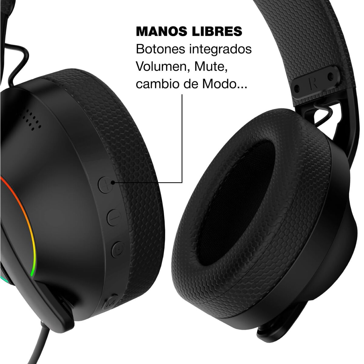 Auricolari con Microfono Gaming CoolBox COO-AUM-WB01-B Nero 11 S55302005_9