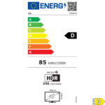 Smart TV TCL 75C8K 4K Ultra HD 75" ULED HDR10+ Google... - immagine 3