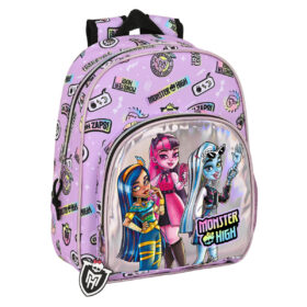 Zaino Scuola Monster High Best boos Lilla 28 x 34 x 10 cm